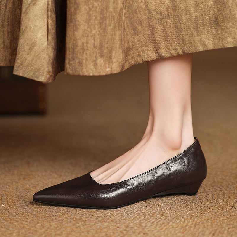 Women's Lambskin Leather Flats