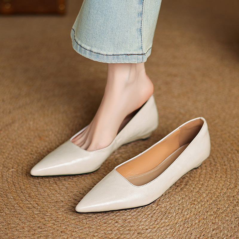 Women's Lambskin Leather Flats
