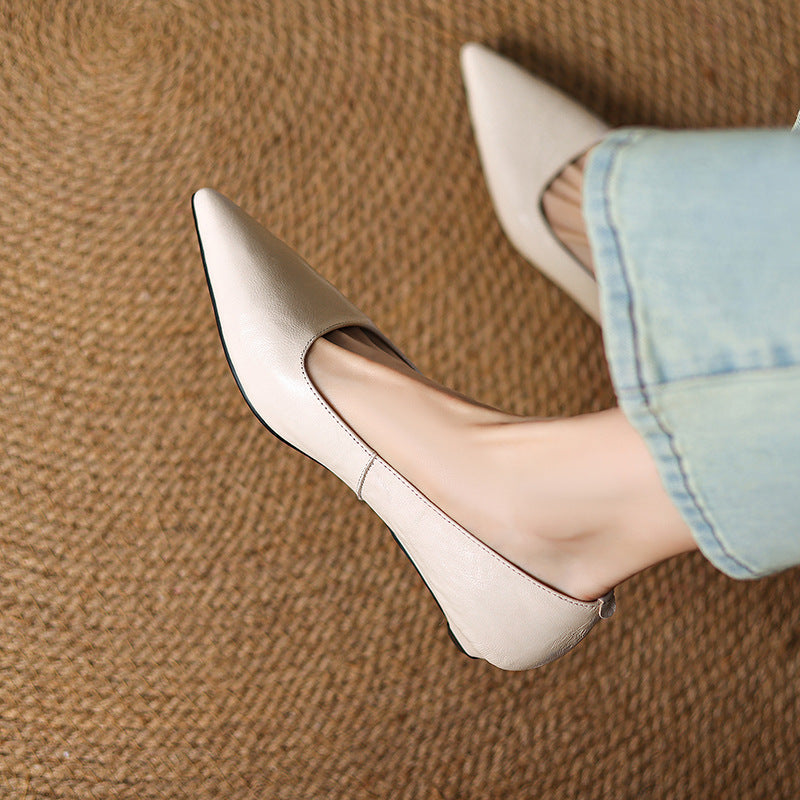 Women's Lambskin Leather Flats