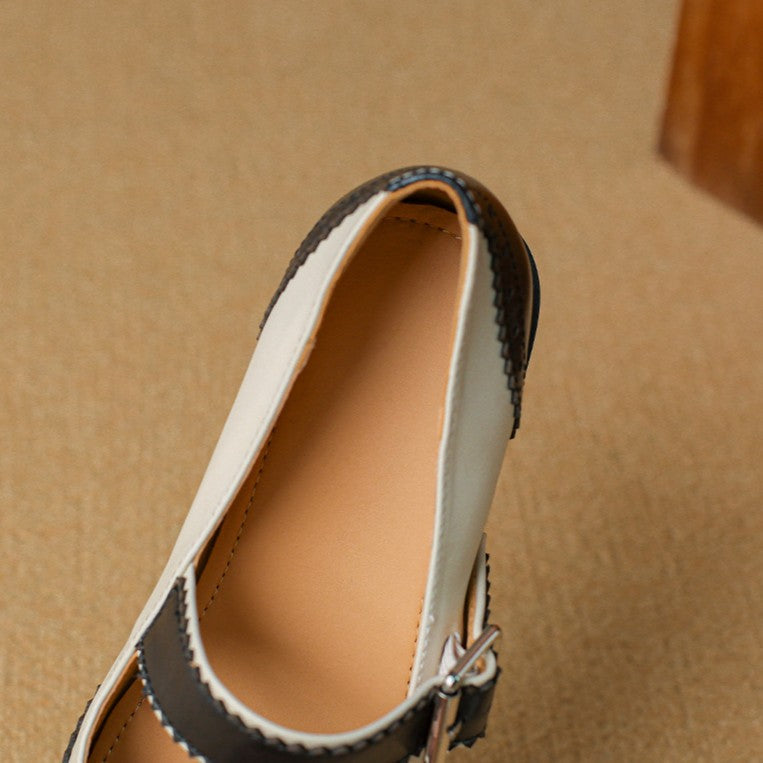 Women's Leather Mary Janes