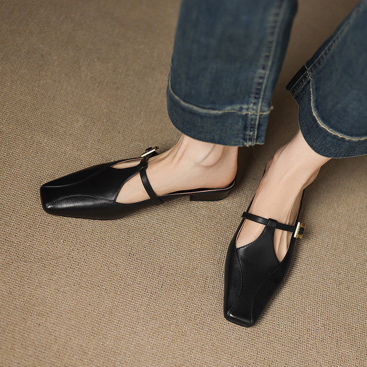 Women's Sculpt Leather Mules