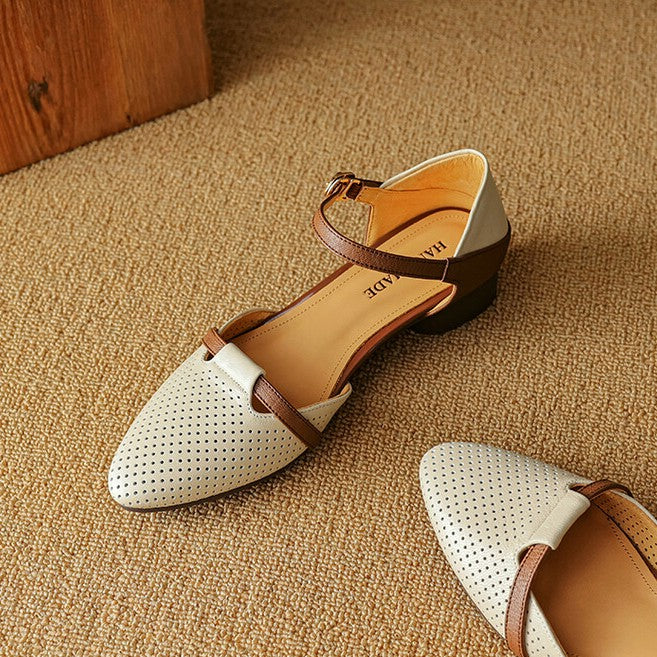 Women's Leather Slingbacks