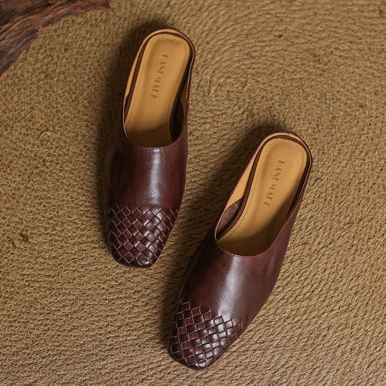Veldine™ | Woven Toe Mules