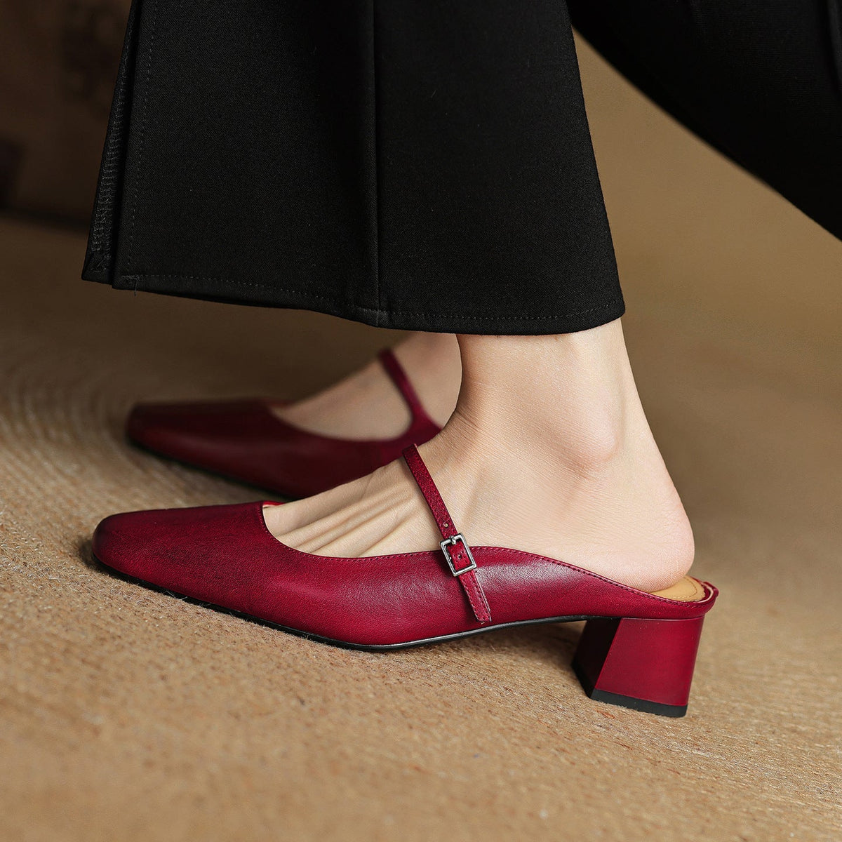 Women's Leather Mules