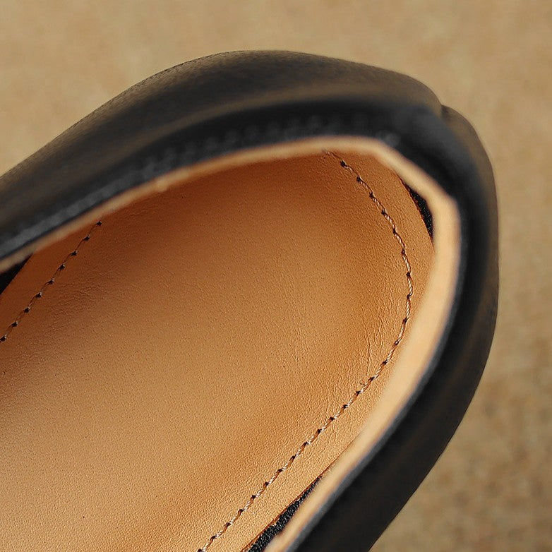 Women's Woven Leather Flats