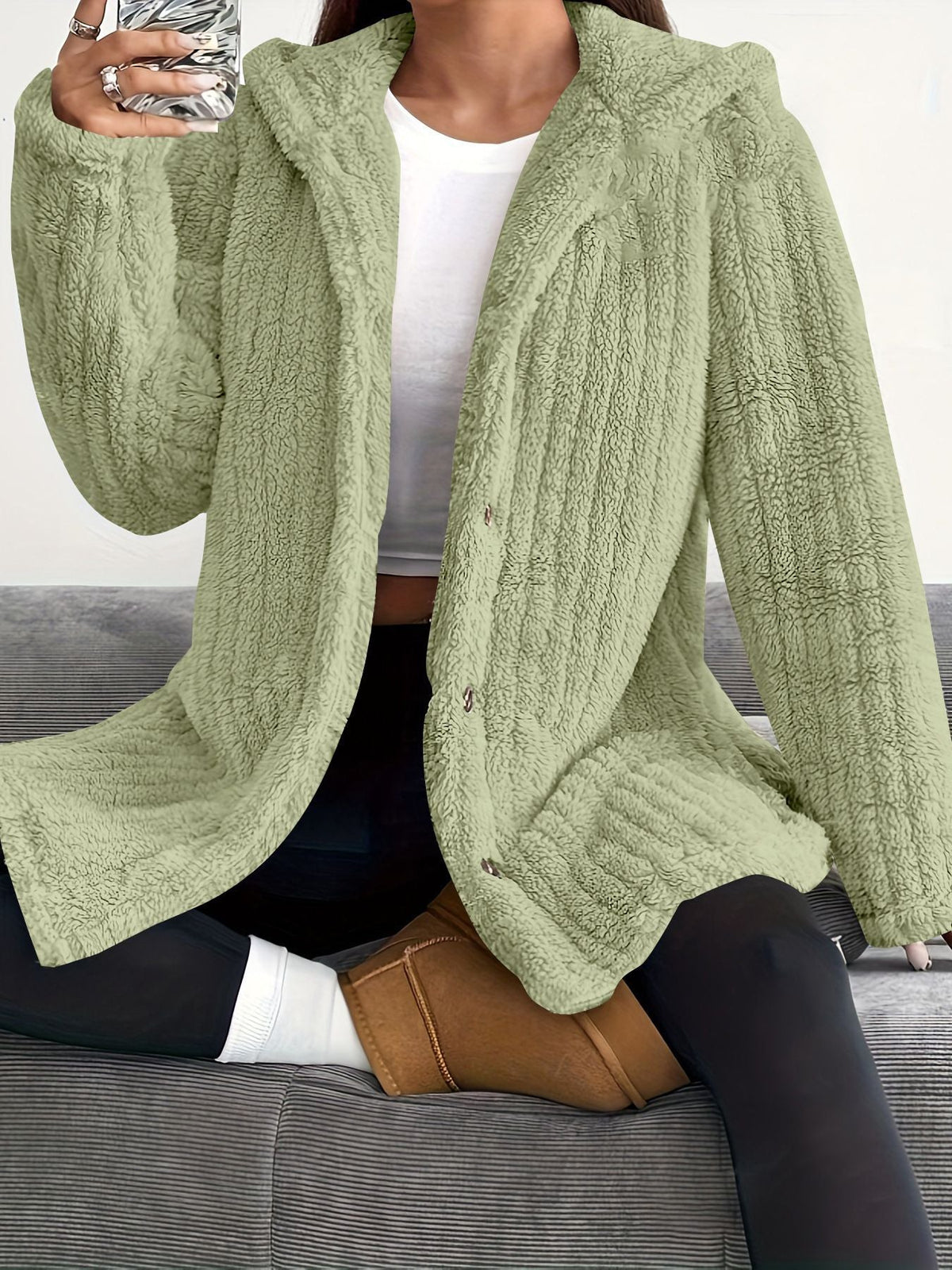 Women's Hooded Cardigan