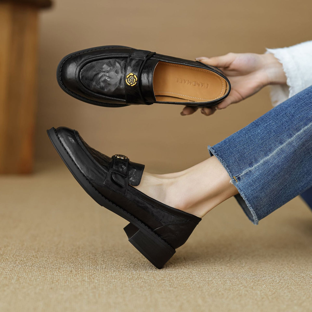 Women's Leather Loafers