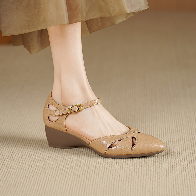 Women's Lambskin Leather Heels