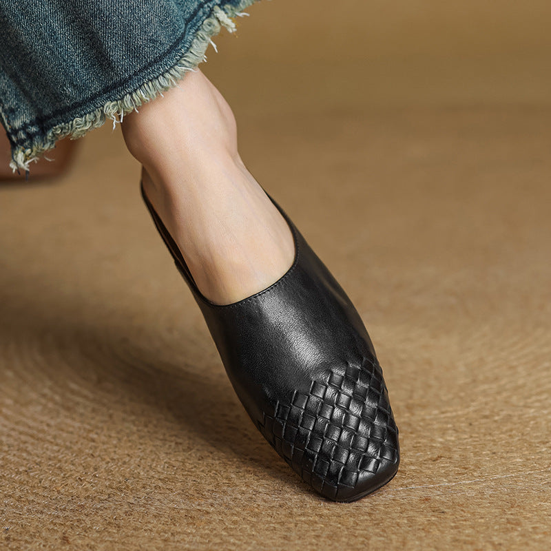 Veldine™ | Woven Toe Mules