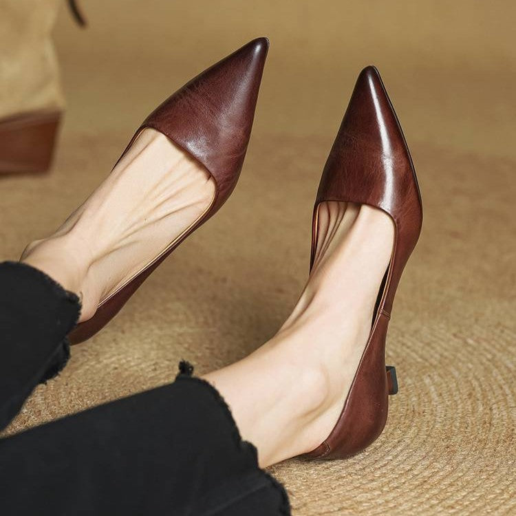 Women's Leather Heels