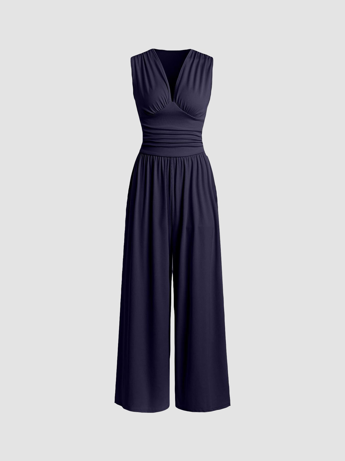 Natalia™ | Sleeveless Wide-Leg Jumpsuit