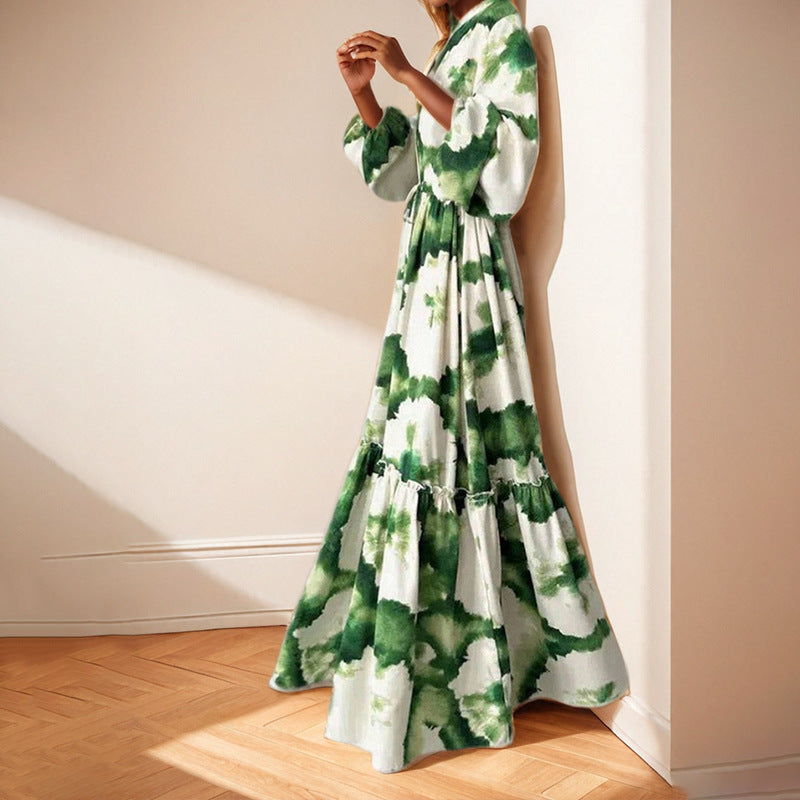 Seraphine™ | Botanical Print Maxi Dress