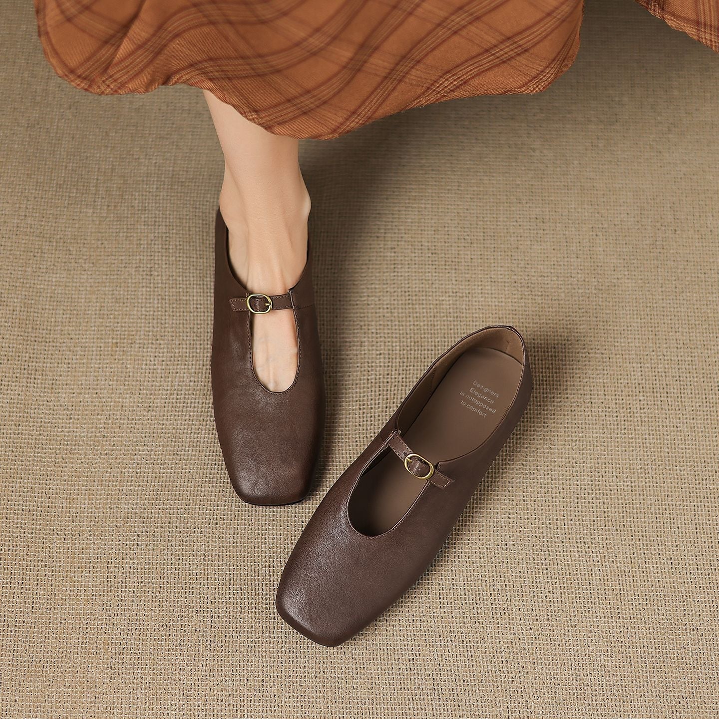 Ottilie™ | High-Vamp Mary Jane Flat