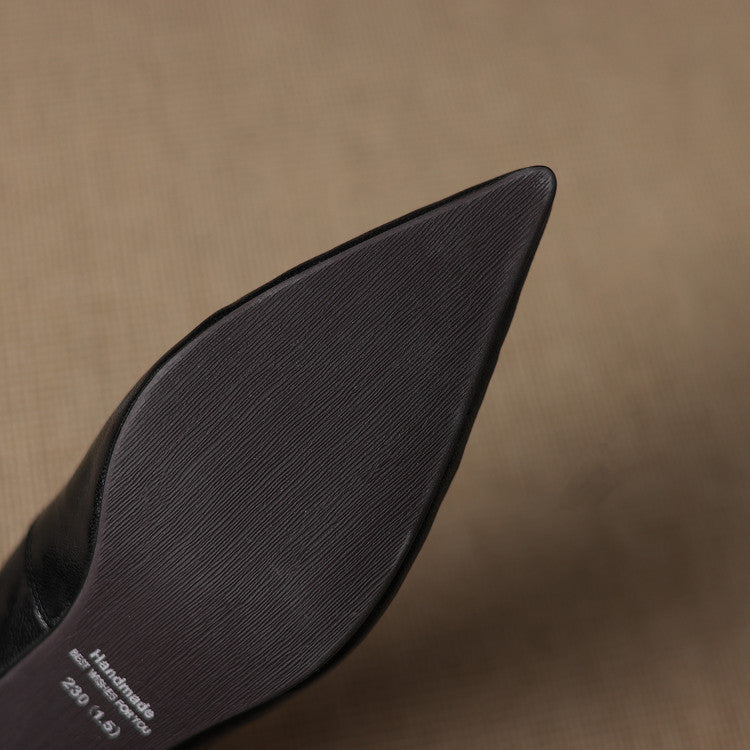 Women's Leather Low Pumps