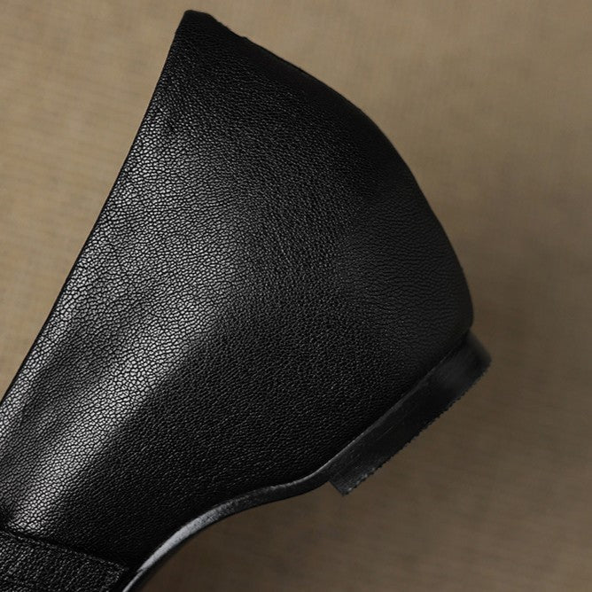 Women's Lambskin Leather Mary Janes