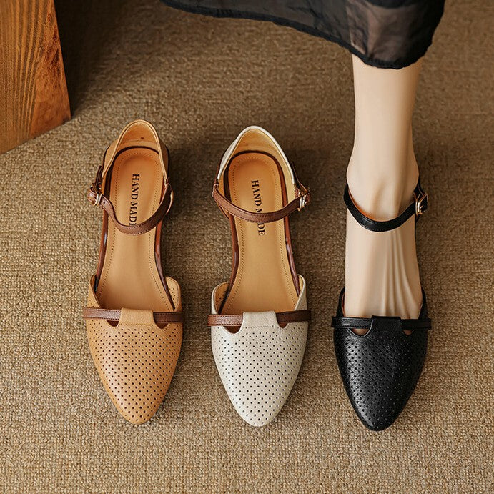Women's Leather Slingbacks