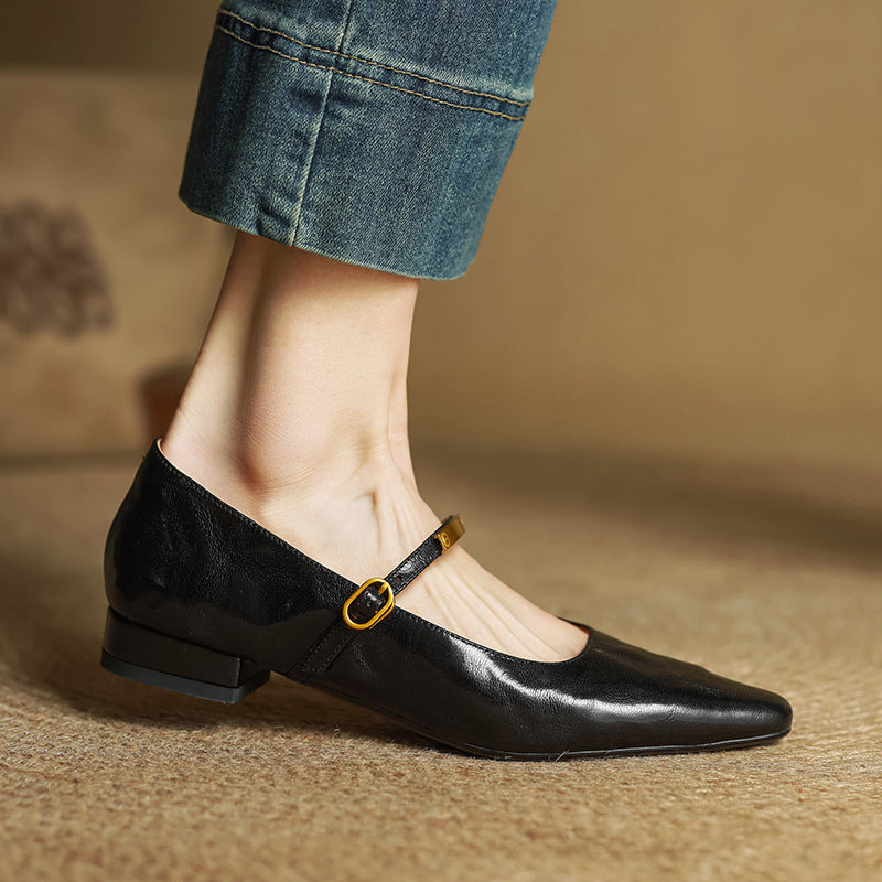 Women's Lambskin Mary Janes