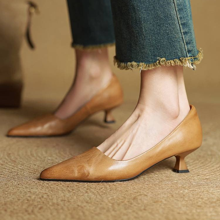 Women's Leather Heels