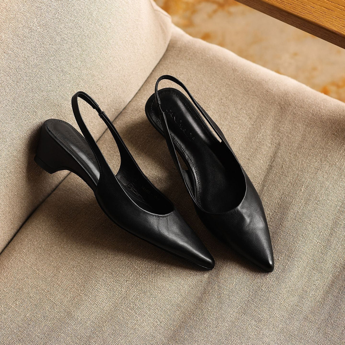 Women's Sculpt Leather Heels