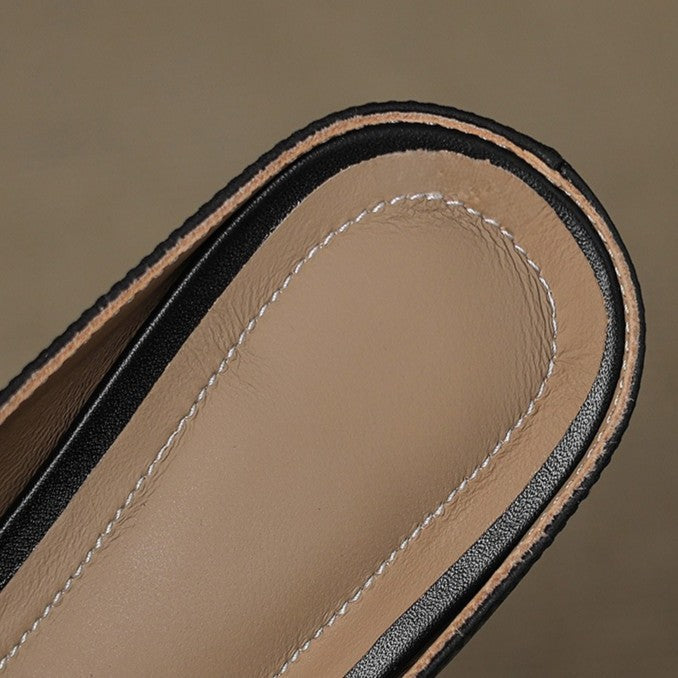 Women's Sculpt Leather Mules