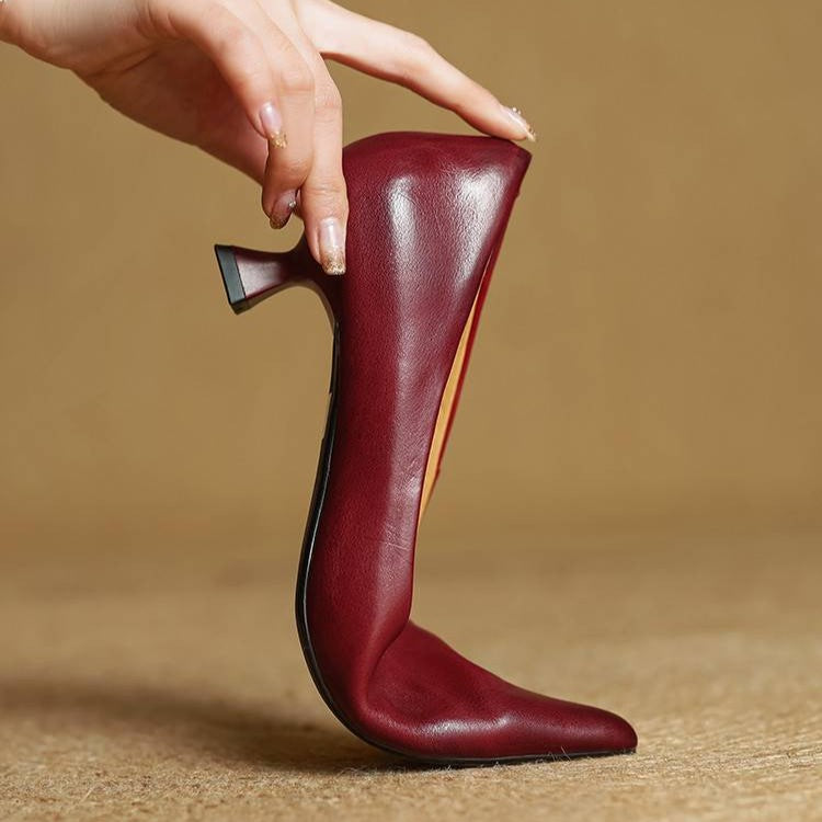 Women's Leather Heels