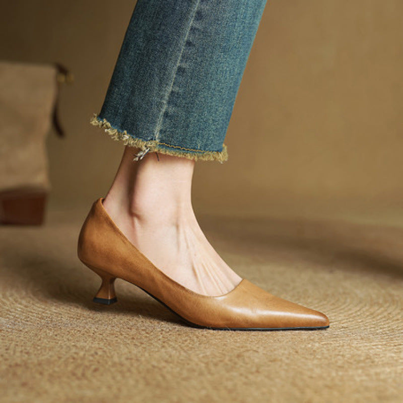Women's Leather Heels