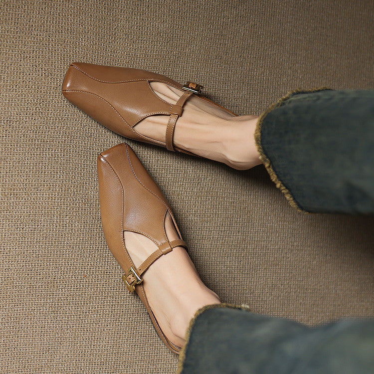 Women's Sculpt Leather Mules