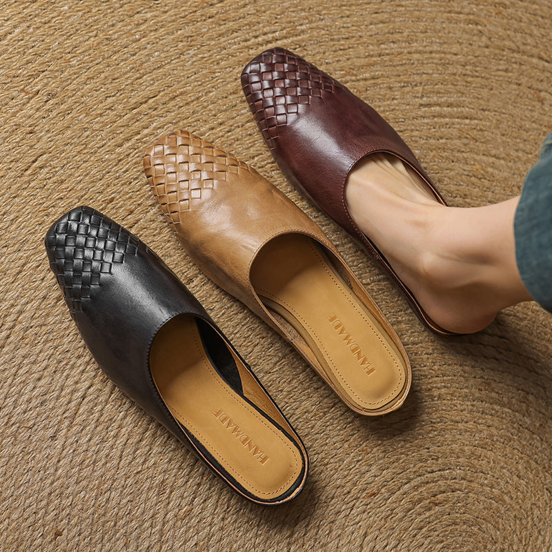Veldine™ | Woven Toe Mules
