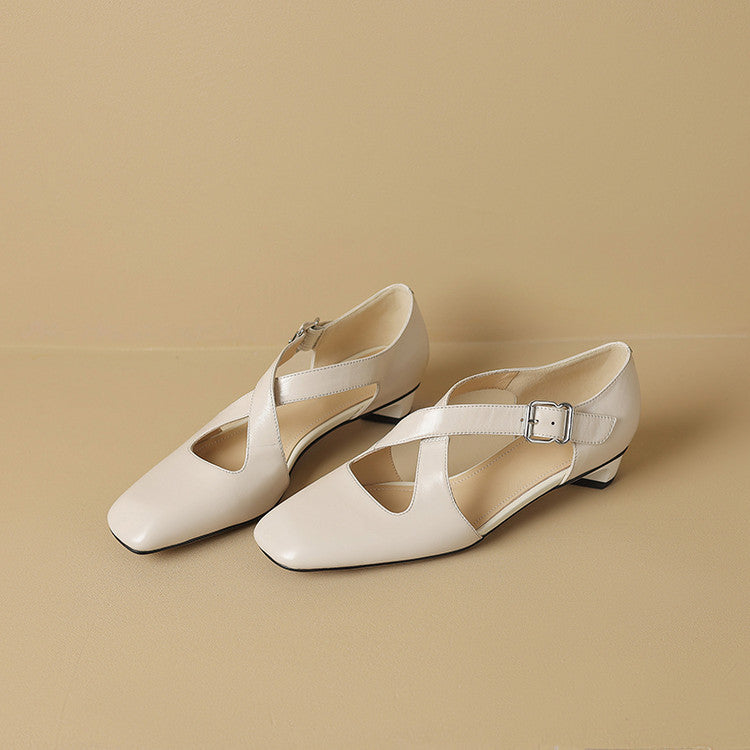 Women's D'Orsay Leather Heels
