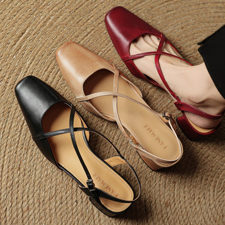 Women's Leather Heels