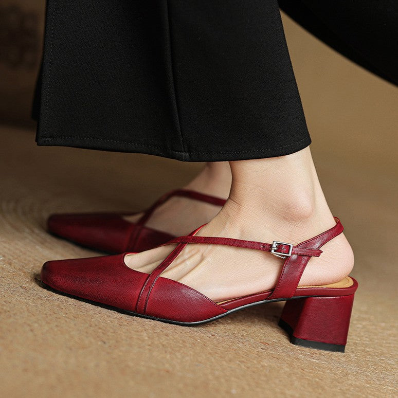 Women's Leather Heels