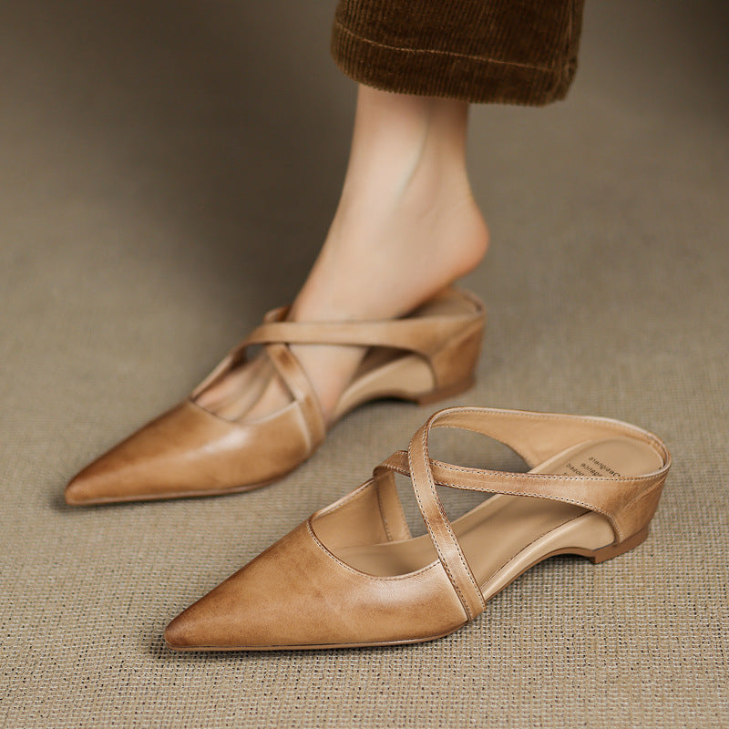 Women's Leather Mules