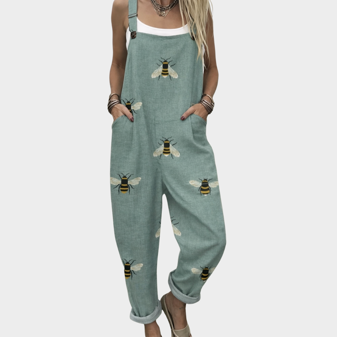 Marguerite™ | Printed Dungarees