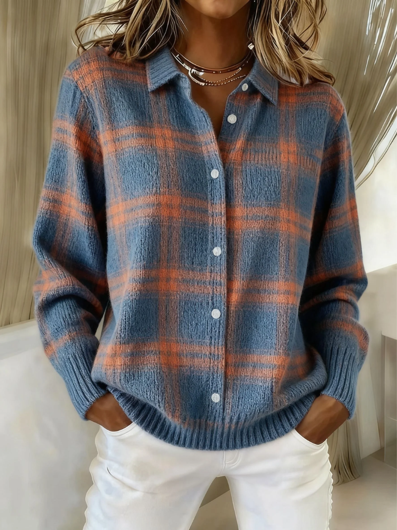 Avondale™ | Plaid Button-Up Cardigan