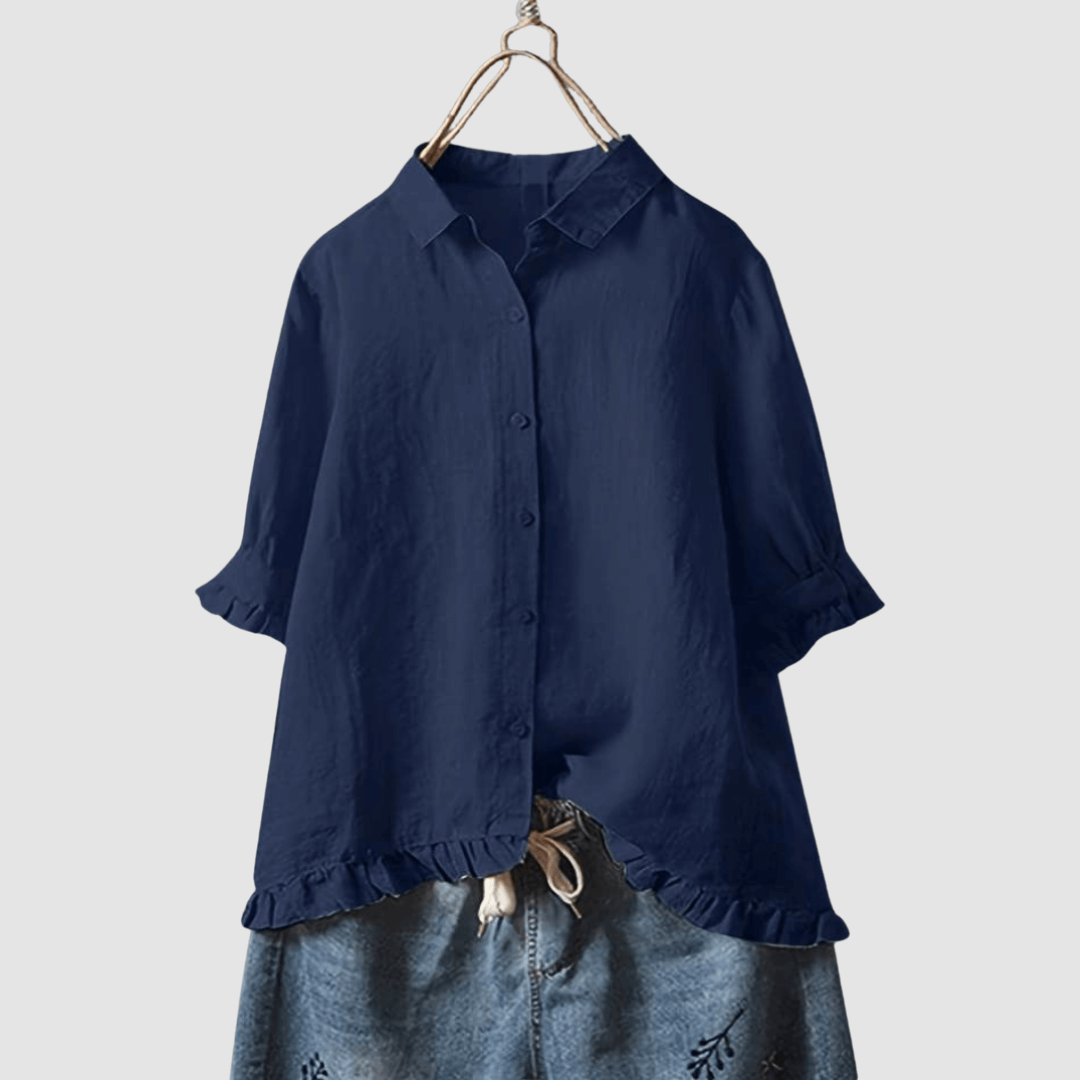 Mira™ | Timeless Button-Down Blouse
