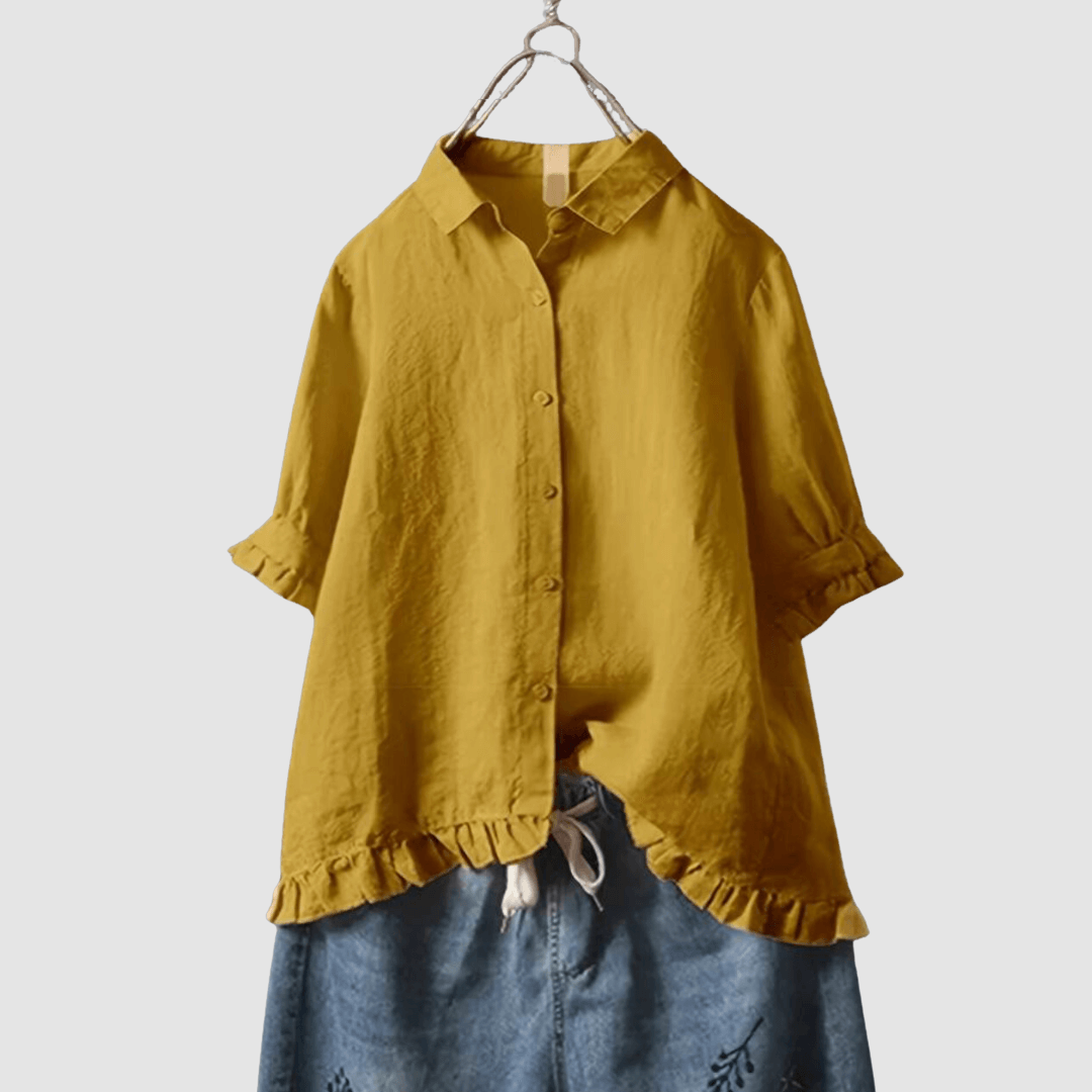 Mira™ | Timeless Button-Down Blouse