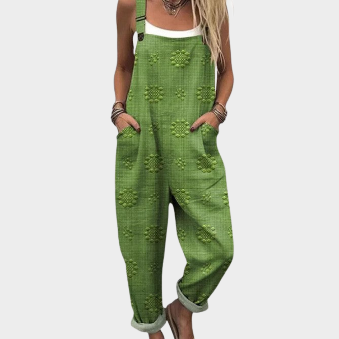 Jorianne™ | Printed Dungarees