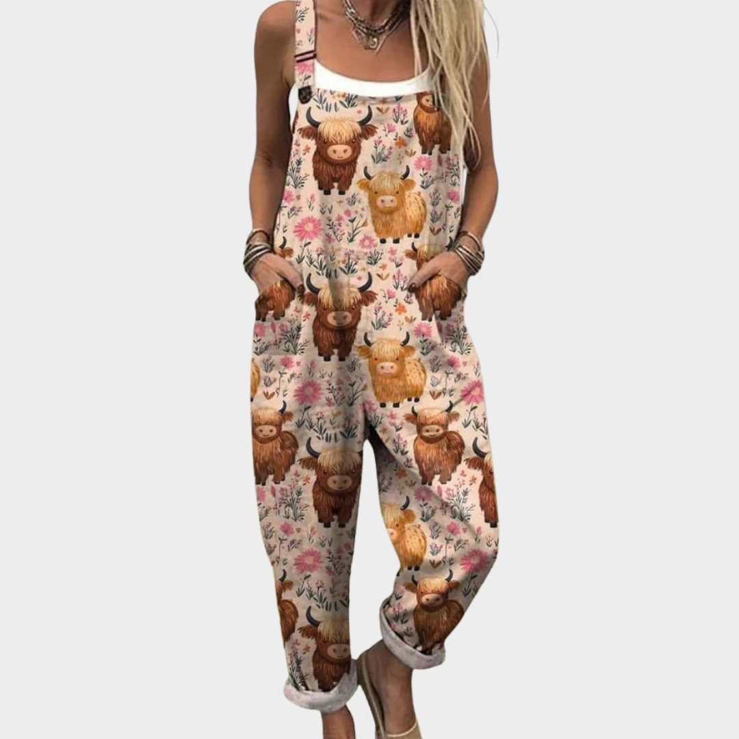 Gracinda™ | Printed Dungarees