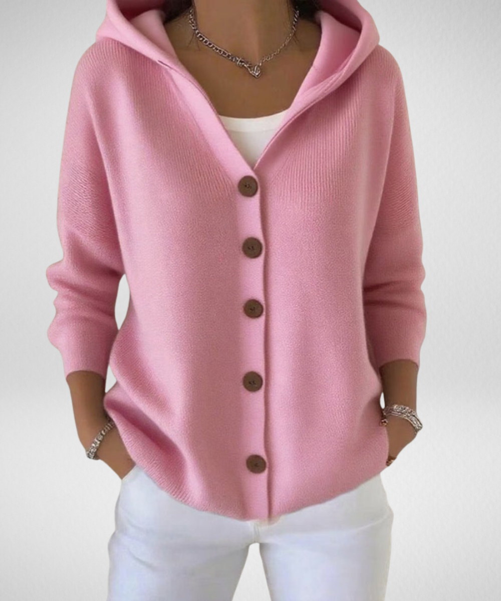 Orvella™ | Hooded Button-Front Cardigan