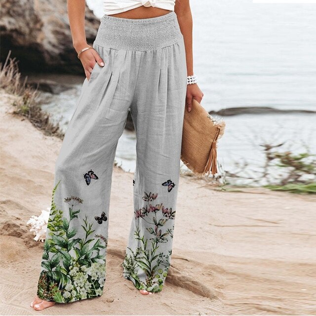Tivana™ | Wide-Leg Floral Pants