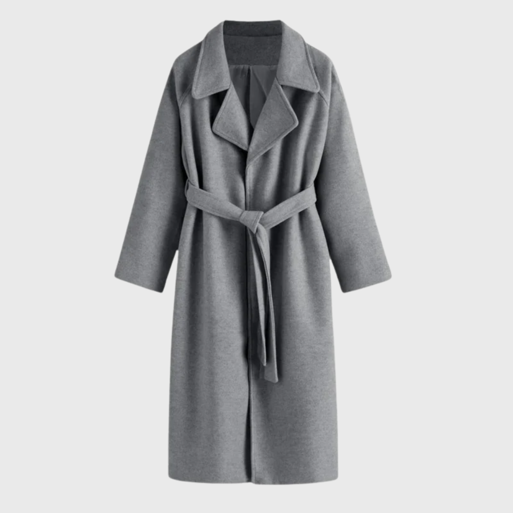 Women's Classic Belted Overcoat