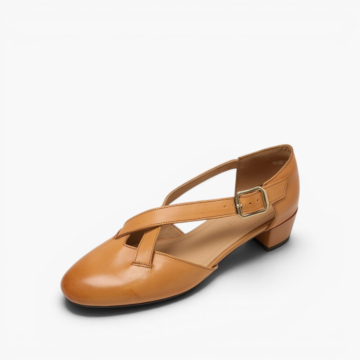 Women's Crossstrap Leather Heels