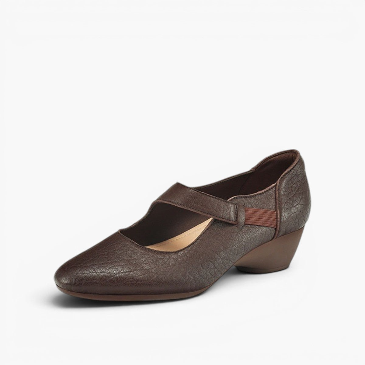 Women's Leather Mary-Jane Heels