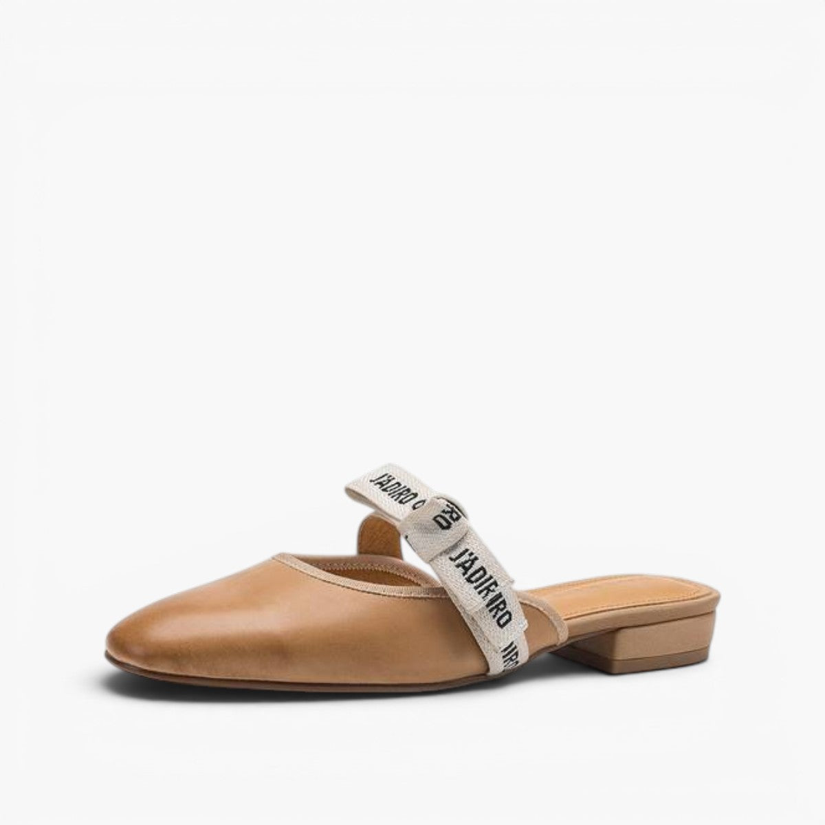 Women's Bow Leather Mules
