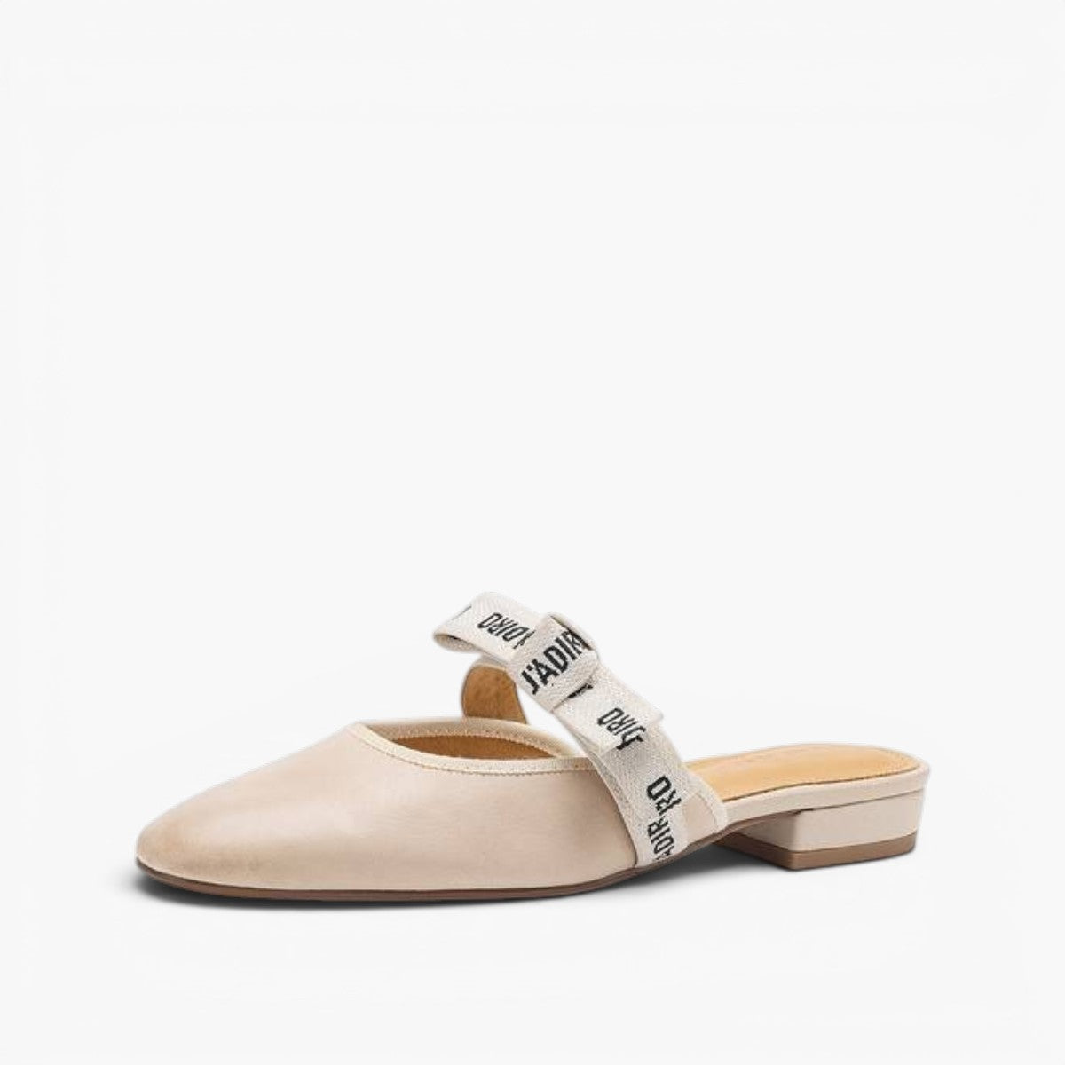 Women's Bow Leather Mules