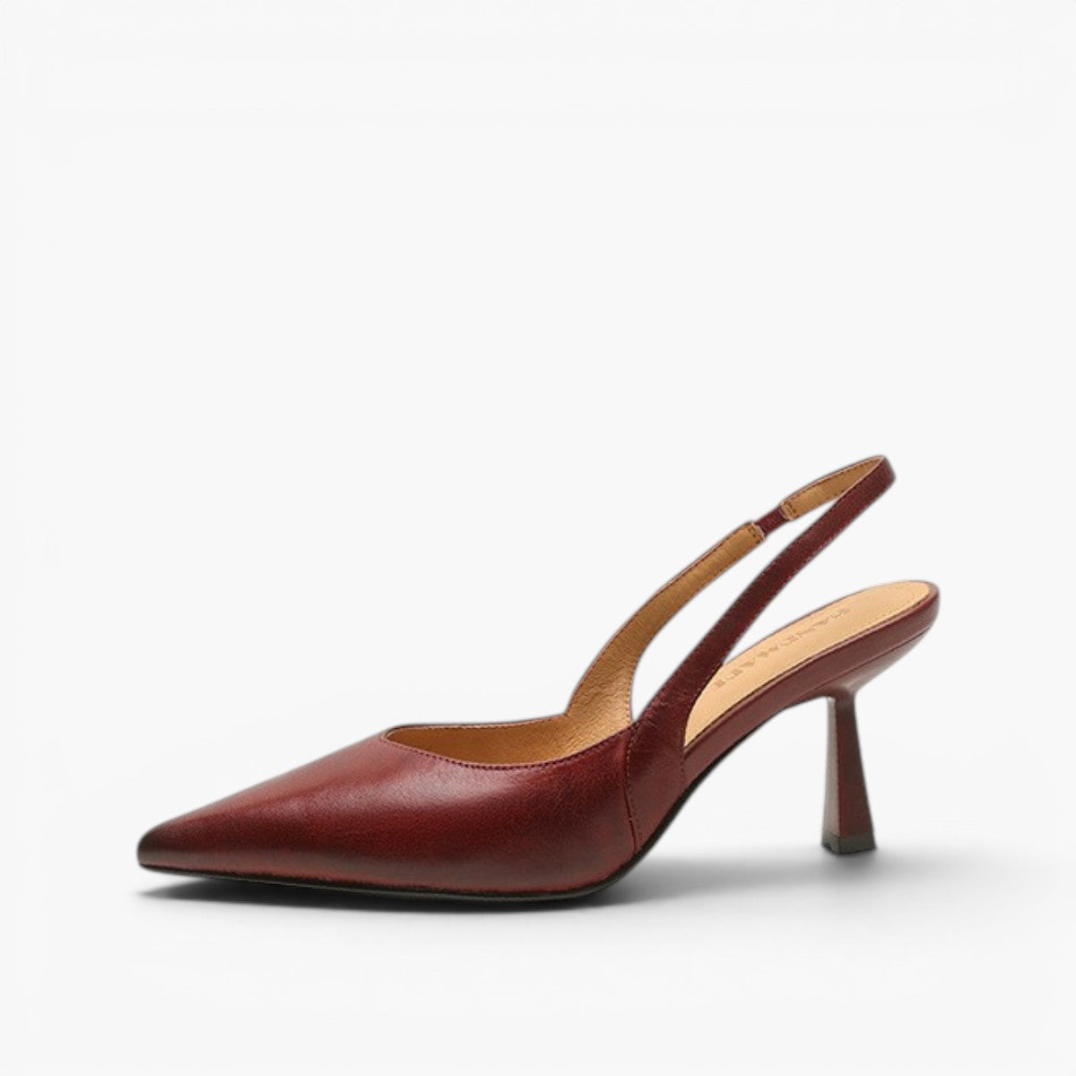 Women's Slingback Leather Heels