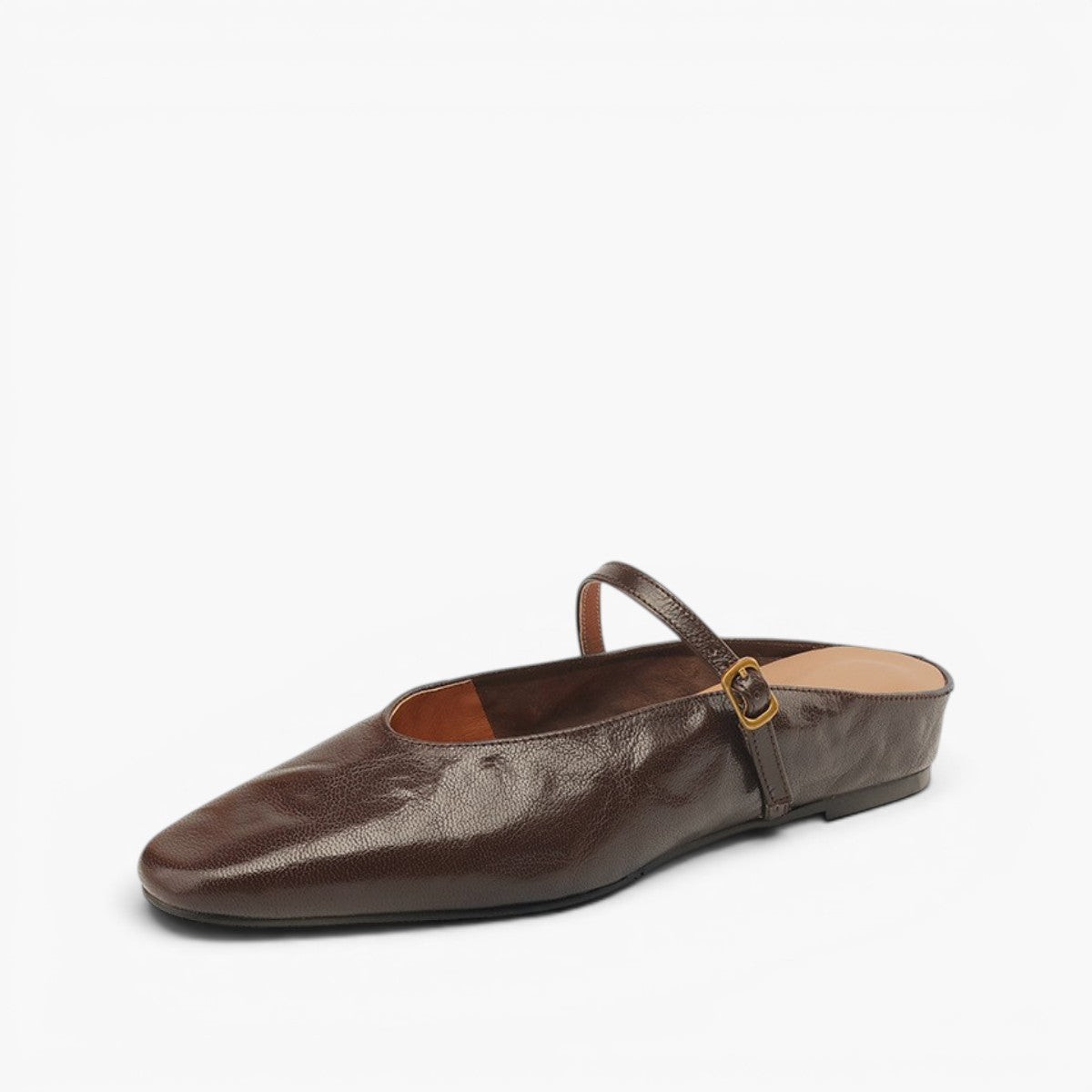 Women's Leather Strap Mules