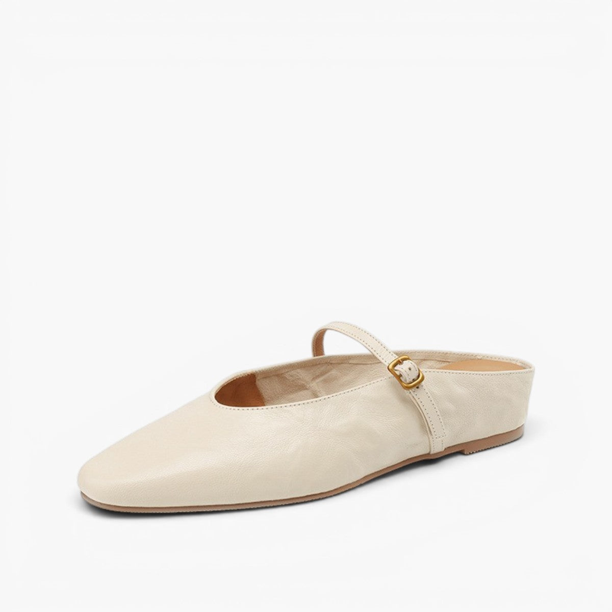 Women's Leather Strap Mules