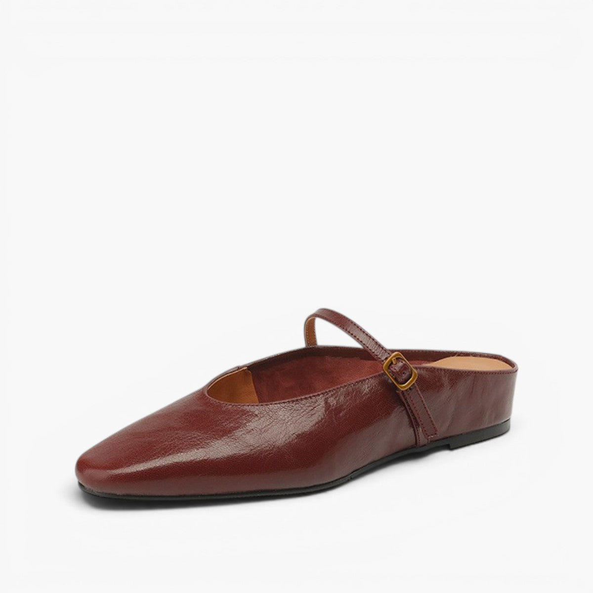 Women's Leather Strap Mules