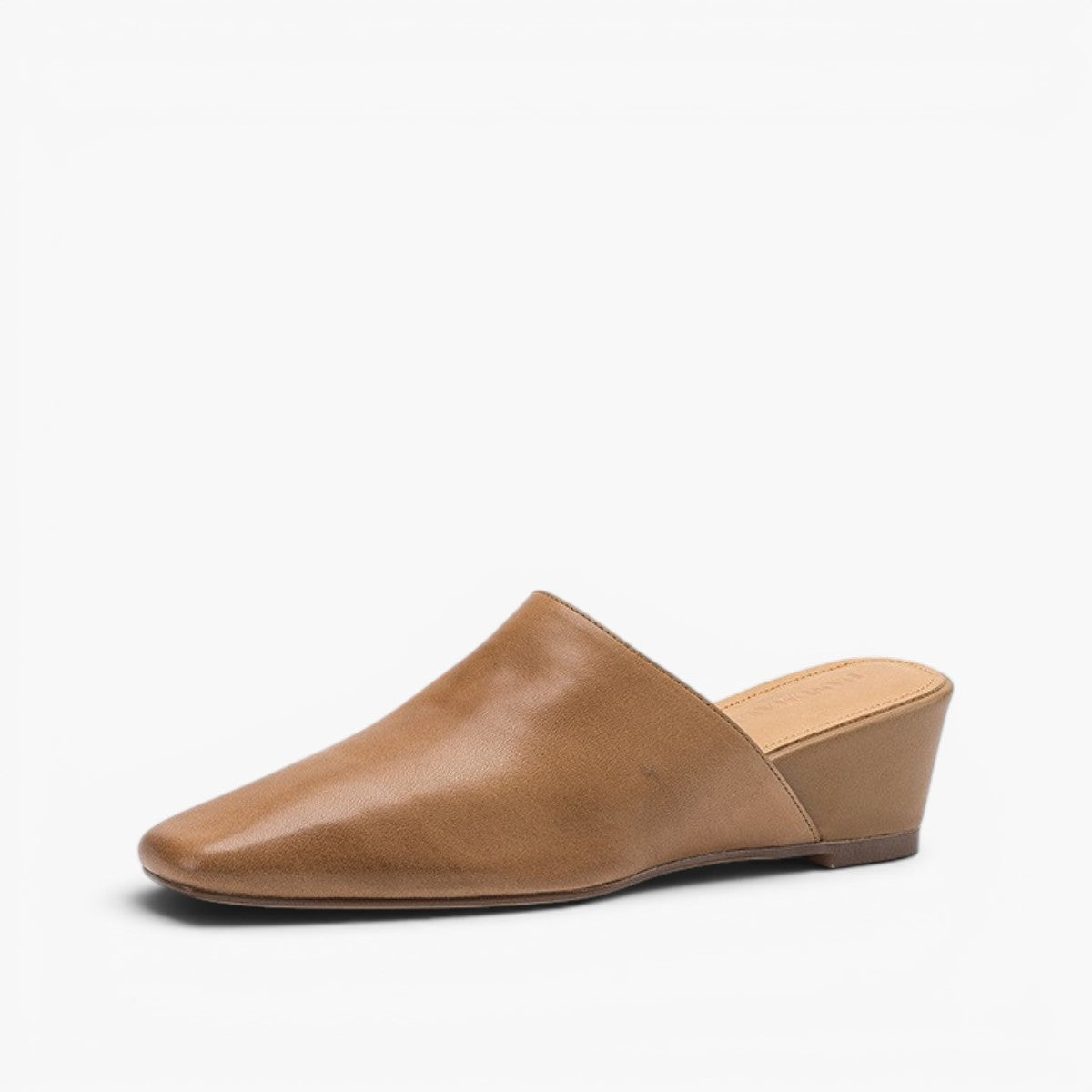 Women's Square-Toe Leather Mules